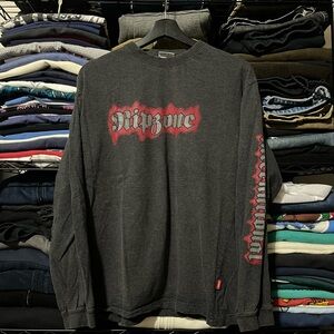 Nipzone Charcoal Long Sleeve Men's Tee